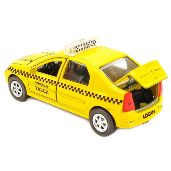 Машина инерционная «Такси. Renault Logan», световые и звуковые эффекты
