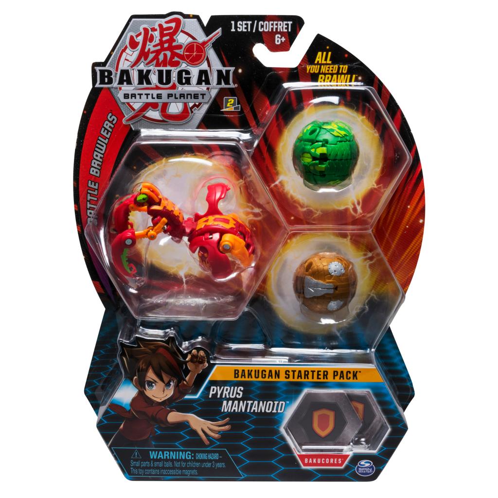 Spin master стартовый игровой набор bakugan (3 бакугана) / разноцветный